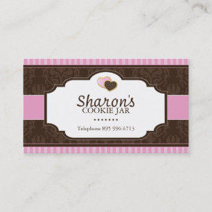 Fun Cookie Bakery Business Card