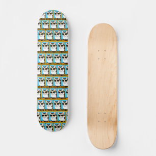 Fun Cool Cat Skateboard