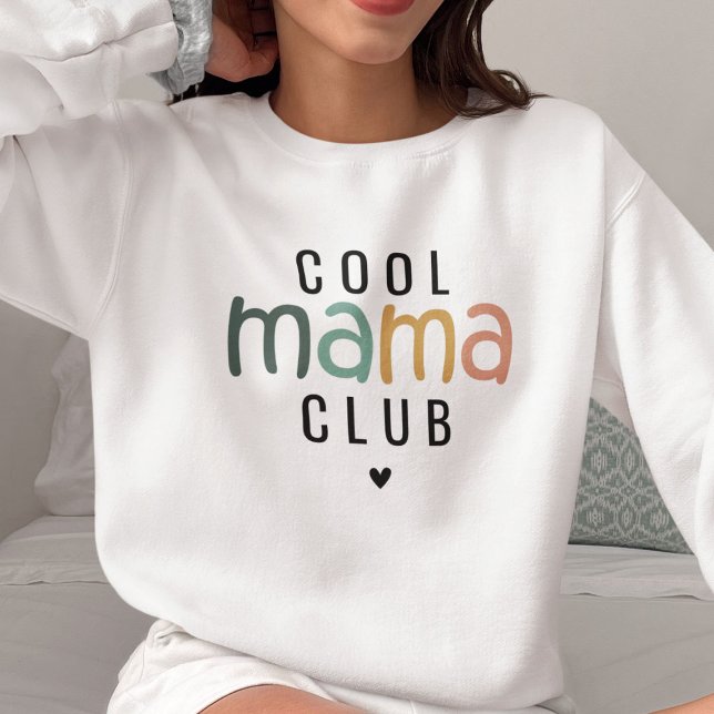 Fun Cool Mama Club, Mum Gift Sweatshirt (Creator Uploaded)