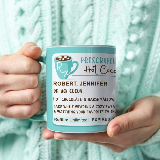 Fun Cosy Season Prescription Hot Cocoa Coffee Mug (Creator Uploaded)