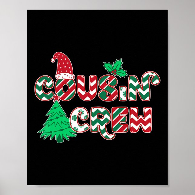 Fun Cousin Crew Christmas  Poster (Front)