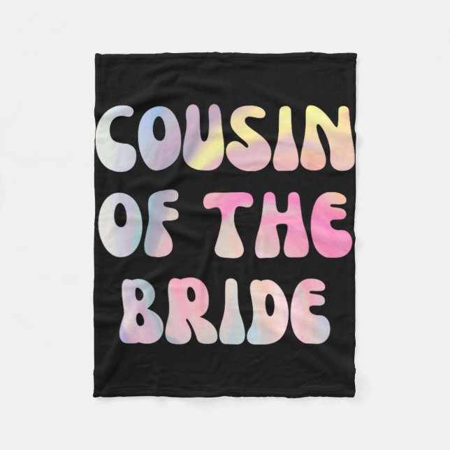 Fun Cousin Of The Bride  Fleece Blanket (Front)