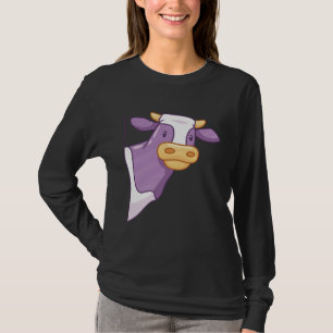 Fun cow as a fun cow motif for farmers and farmers T-Shirt