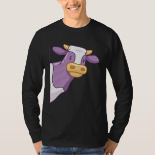 Fun cow as a fun cow motif for farmers and farmers T-Shirt