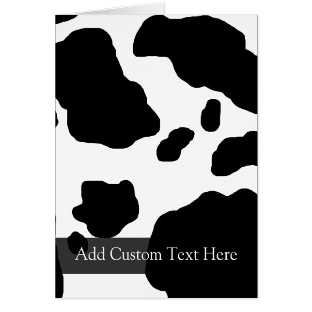 Fun Cow Print Personalised (Front)