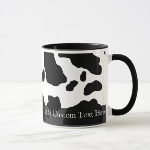 Fun Cow Print Personalised Mug