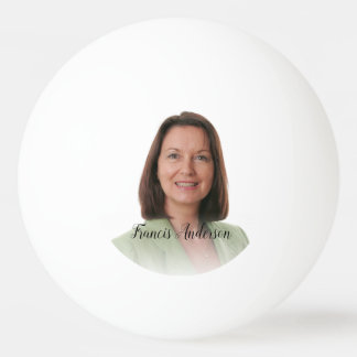 Fun Create Your Own Selfie Monogram Template Ping Pong Ball