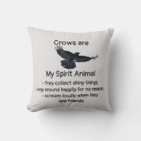 Fun Crows Bird Spirit Animal Humour Quote Totem