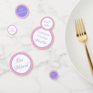 Fun! Custom Bat Mitzvah Confetti
