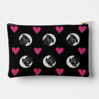 Fun Custom Dog Face Makeup Bag Cosmetic Pouch