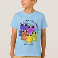 Fun Custom FULLY RELY ON GOD Frog Christian Boys