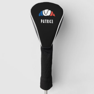 Fun Custom Name Cool French France Flag Croissant Golf Head Cover