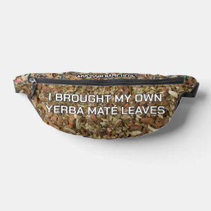 Fun Custom Name YERBA MATÉ LEAVES Bum Bags