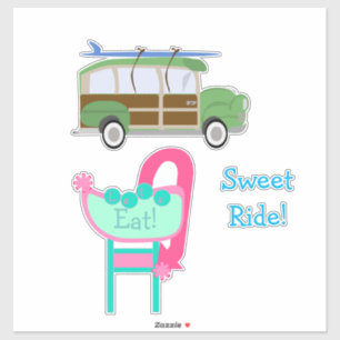 Fun Custom Retro Fifties Neon Sign and Car Set