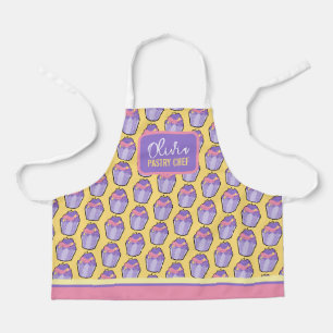 Fun Customisable Cupcake Kitchen Apron for Kids