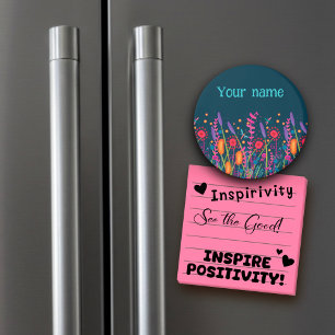Fun Customised Colourful Wildflowers Inspirivity Magnet