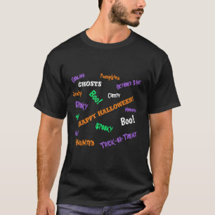Fun Customizable Happy Halloween T-Shirt