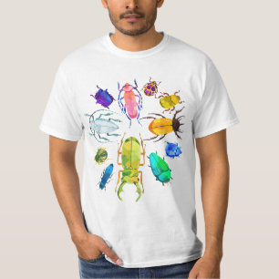 Fun Cute Bugs Insects Beetles Boy Girl Adult Bug C T-Shirt