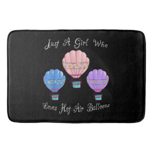 Fun Cute Hot Air Balloon Bath Mat