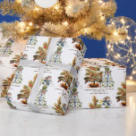 Fun Cute Mice Christmas Tree Name Wrapping Paper<br><div class="desc">Fun Cute Mice Christmas Tree Name. Humourous festive design. Personalise with your greeting and name.</div>