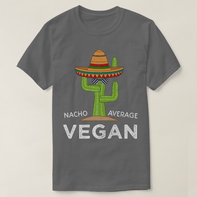 Fun Cute Vegan Joke Humour  Funny Saying Vegetaria T-Shirt (Design Front)