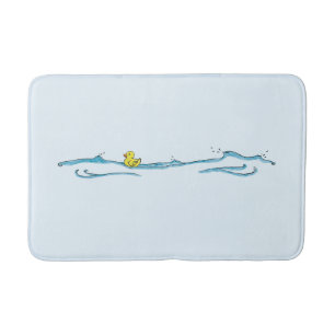Fun Cute Whimsical Rubber Duck  Bath Mat