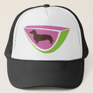 Fun Dachshund Watermelon Design! Trucker Hat