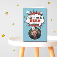 Fun Dad Hero Superhero Speech Bubble Fathers day