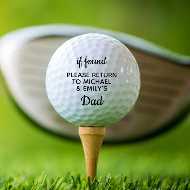 Fun Dad Personalised Golf Balls (Creator Uploaded)