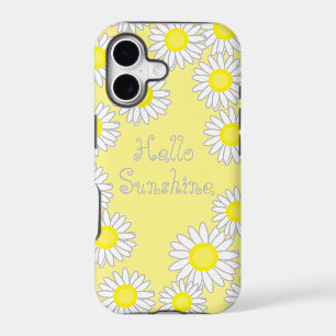 Fun Daisy Yellow White Grey