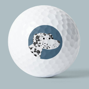Fun Dalmatian Dog Golf Balls
