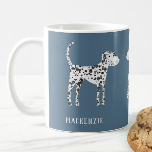 Fun Dalmatian Dog Personalised Coffee Mug