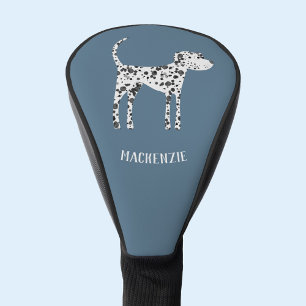 Fun Dalmatian Dog Personalised Golf Head Cover
