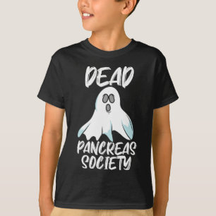 Fun Dead Pancreas Society T1d T2d Design T-Shirt