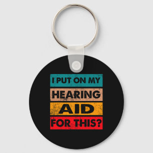 Fun Deaf Pride Awareness Sign Languages Hearing Ai Key Ring