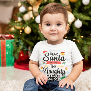 Fun dear Santa they are the naughty ones Christmas Toddler T-Shirt