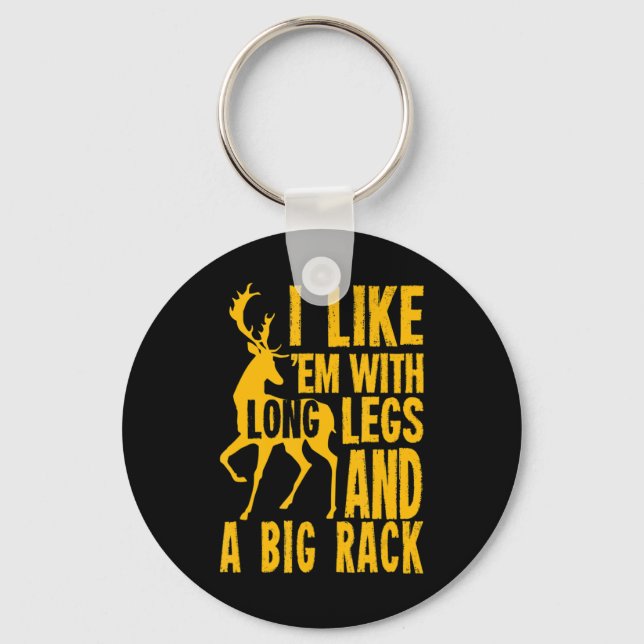 Fun Deer Hunting Quote Gift for Hunters  Key Ring (Front)