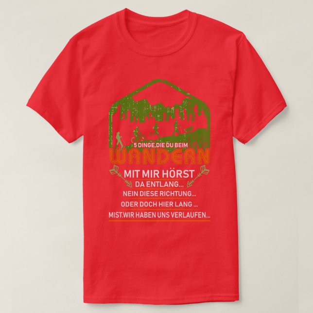 fun design for hiking T-Shirt (Design Front)
