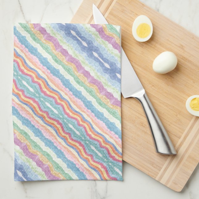 Fun Design Print Tea Towel (Quarter Fold)
