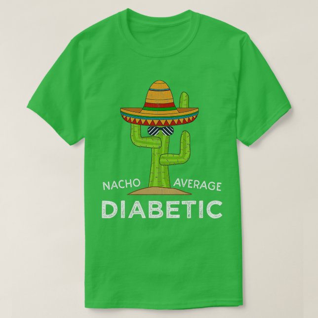 Fun Diabetic Humour Gifts Funny Meme Saying Diabet T-Shirt (Design Front)