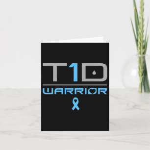 Fun Diabetic Type 1 Diabetes Awareness Quote T1d  Card
