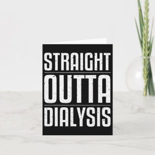 Fun Dialysis For Men Women Kidney Disease Patient  Card