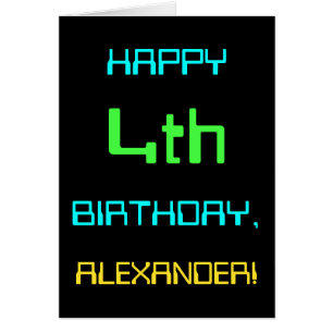 Fun Digital Computing Themed 4th Birthday