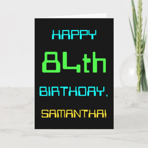 Fun Digital Computing Themed 84th Birthday Card
