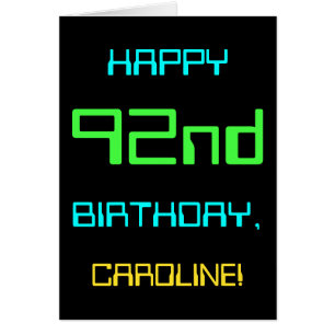 Fun Digital Computing Themed 92nd Birthday
