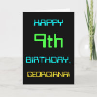 Fun Digital Computing Themed 9th Birthday