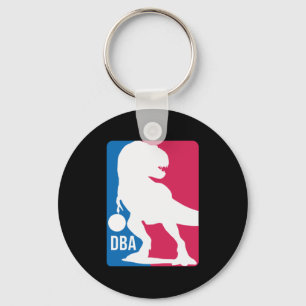 Fun Dinosaur Basketball  Key Ring