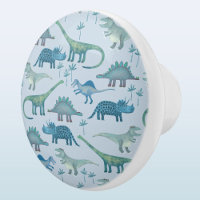 Fun Dinosaur Pattern Blue