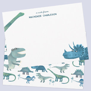 Fun Dinosaur Personalised Card