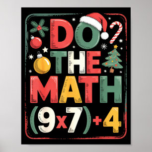 Fun Do The Math 67 Meme Six Seven Christmas Teache Poster